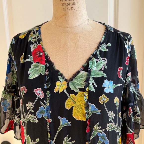 Alice and Olivia Chiffon Mini Dress - Picture 3 of 5